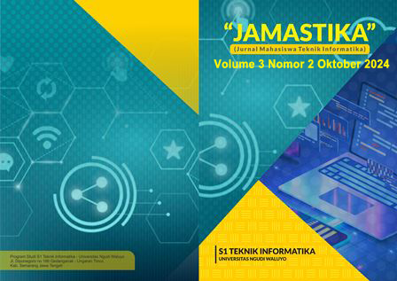 					View Vol. 3 No. 2 (2024): Jurnal Jamastika, Volume 3 Nomor 2 Oktober 2024
				